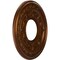 Ekena Millwork Baltimore PVC Medallion (Canopies up to 4 1/4"), 10"OD x 3 1/2"ID x 3/4"P, Metallic Dark Copper CMP10BACDC - alternate 3